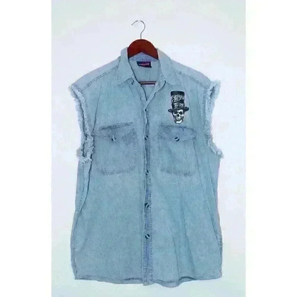 Bikers Edge Sturgis Ride 2015 Graphic Relaxed Fit Casual Retro Boho Shirt Size L - Picture 2 of 14